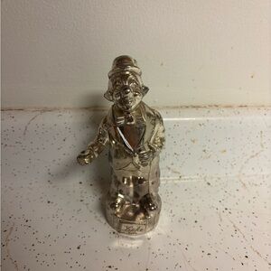 Silver Clown Piggy Bank